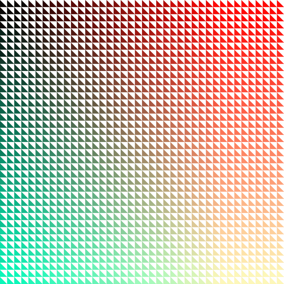 Coloured Triangle Grid