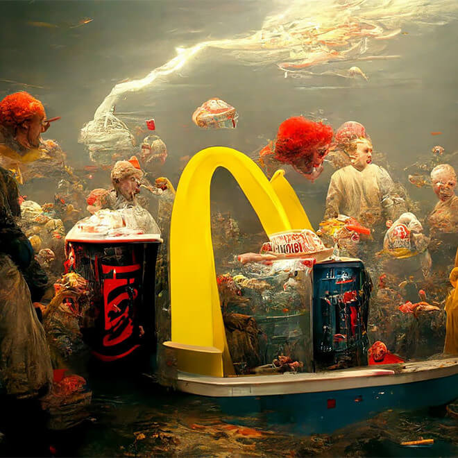 McDonalds Underwater
